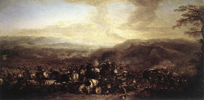 COURTOIS, Jacques The Battle of Mongiovino cg china oil painting image